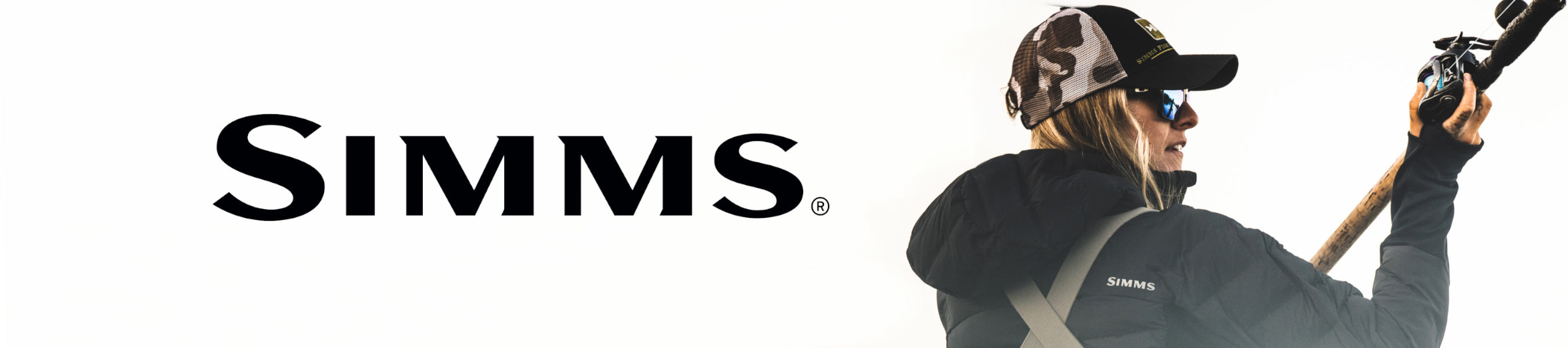 Simms ambassador Jessie Baker casting with a muskie rod