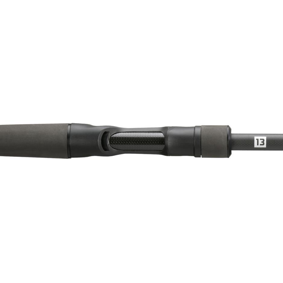View of Baitcast rod 13 Fishing Defy Black Baitcast Rods available at EZOKO Fishing