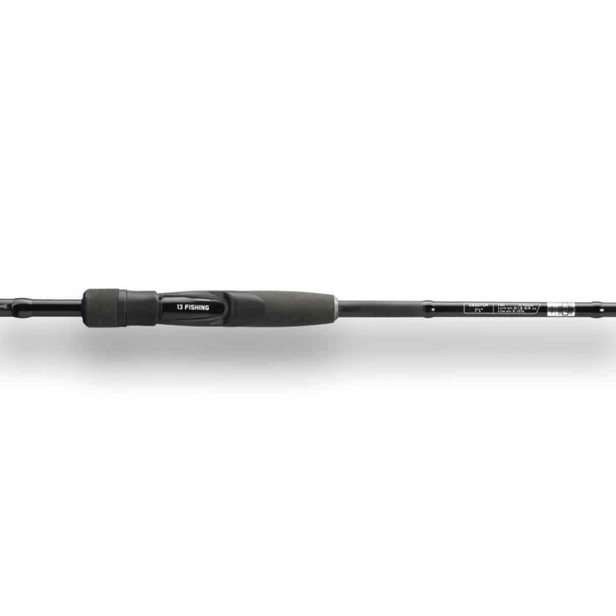 View of Spinning Rod 13 Fishing Defy Black Spinning Rods available at EZOKO Pike and Musky Shop