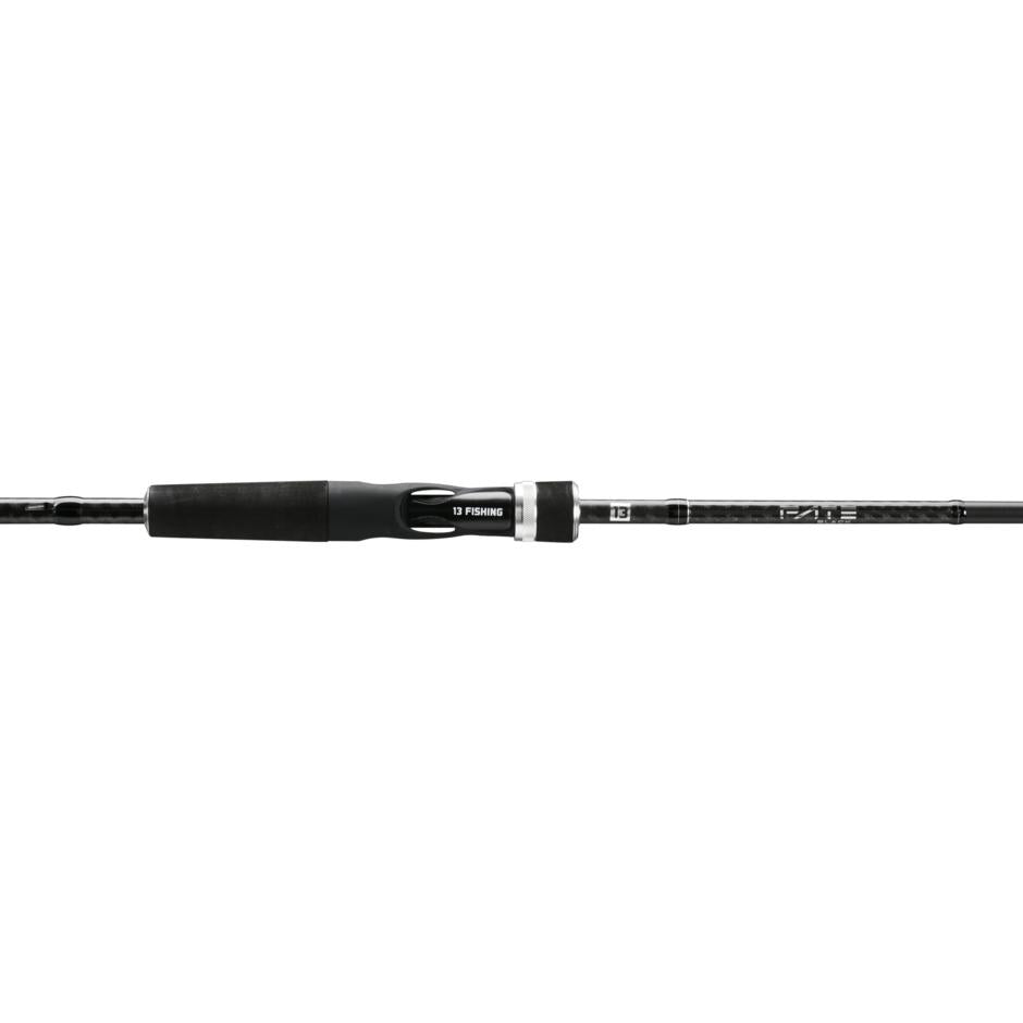 View of Baitcast rod 13 Fishing Fate Black Baitcast Rods available at EZOKO Fishing