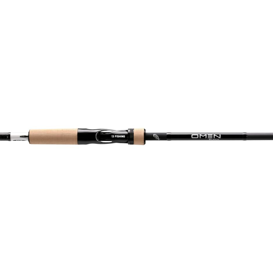 View of Baitcast rod 13 Fishing Omen Black Gen III Kayak Baitcast Rods available at EZOKO Fishing