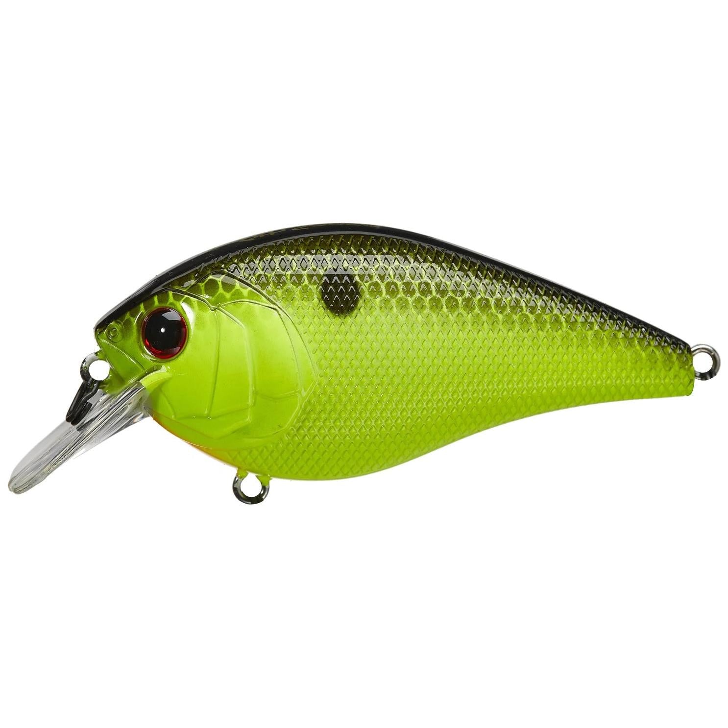 View of Squarebill 6th Sense Crush 50X Squarebill Crankbait Chartreuse/Black Back available at EZOKO Fishing