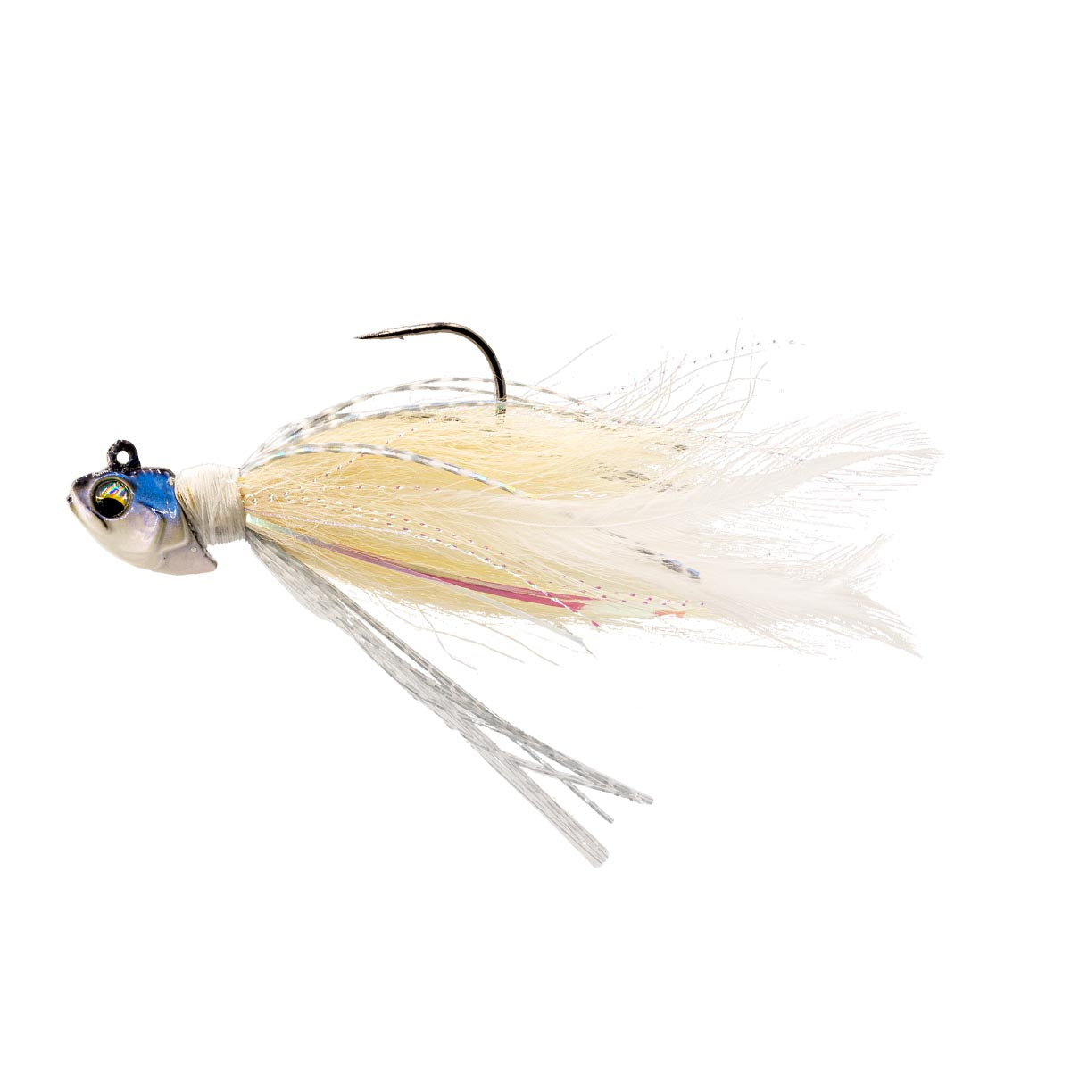 View of Jigs 6th Sense Flock Hair Jig 5/8oz Shad Ice available at EZOKO Fishing