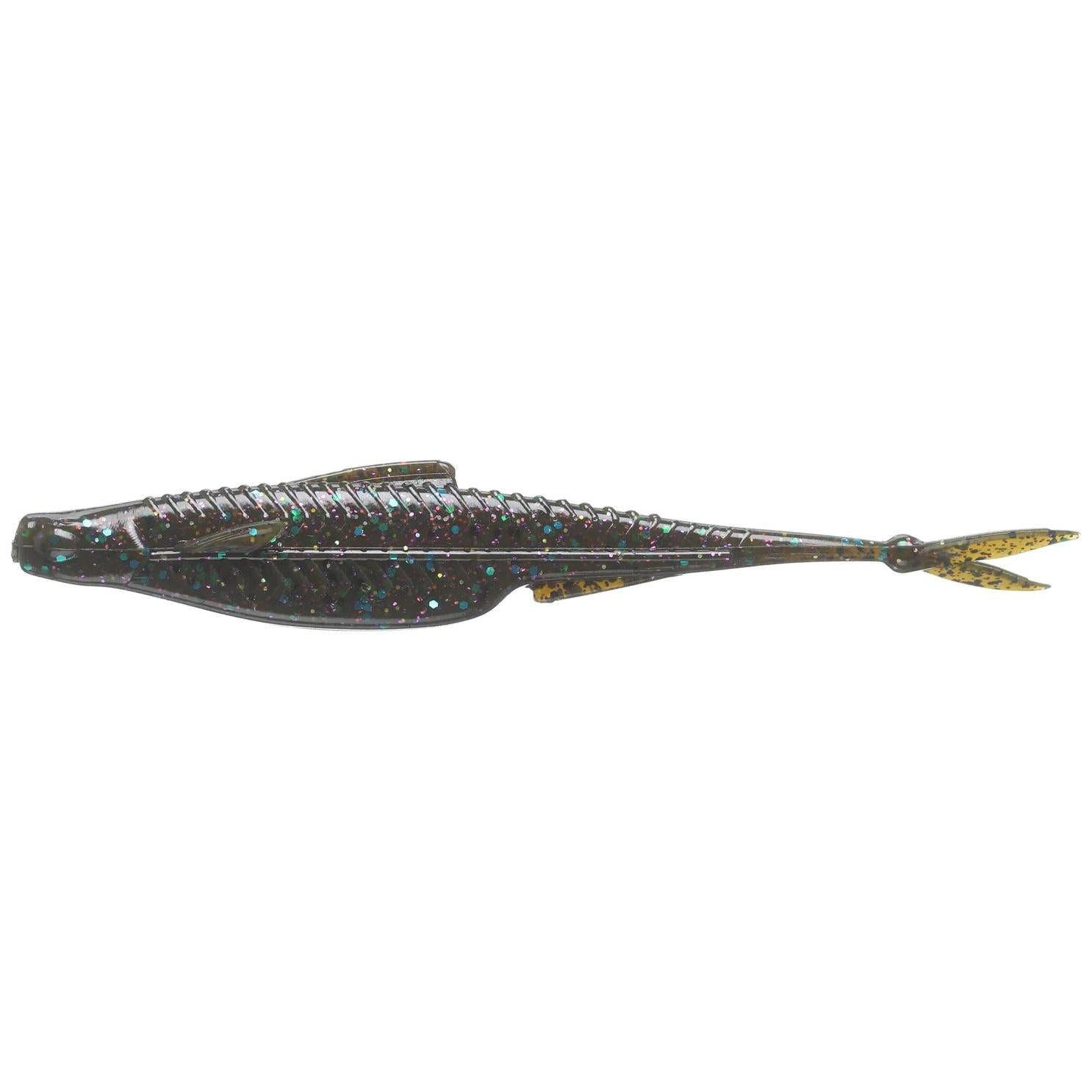 View of Jerkbait 6th Sense Flush 5.2 Soft Jerkbait Green Pumpkin Juice available at EZOKO Fishing