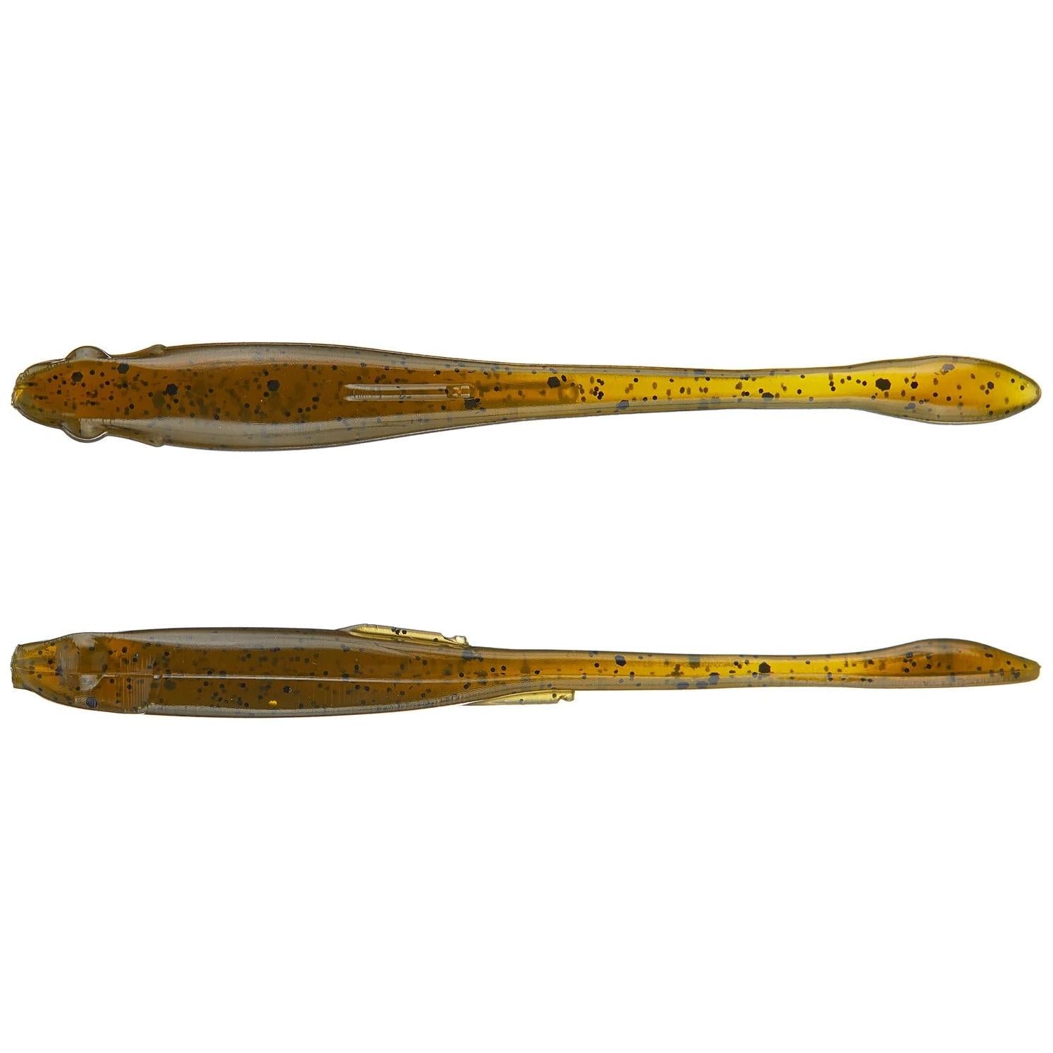 View of Worm 6th Sense Glitch 3.8 Worm Green Pumpkin available at EZOKO Fishing