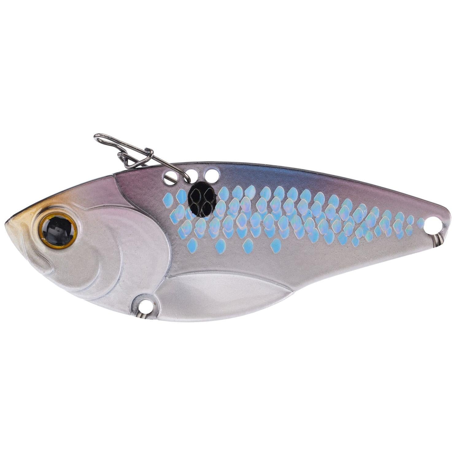 View of Blade Bait 6th Sense Slice Blade Bait 2" - 3/8oz Shad Scale available at EZOKO Fishing