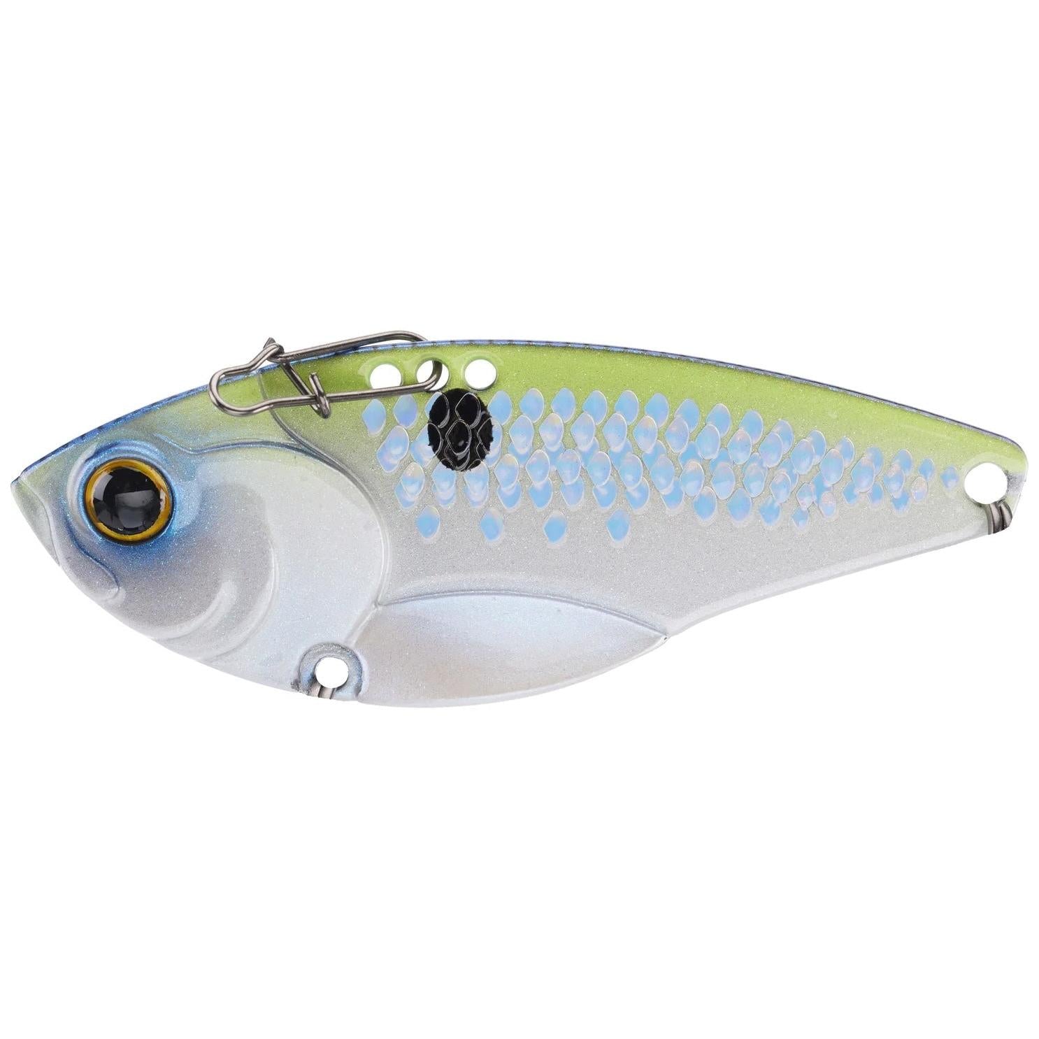 View of Blade Bait 6th Sense Slice Blade Bait 2.75" - 3/4oz Electric Shad available at EZOKO Fishing