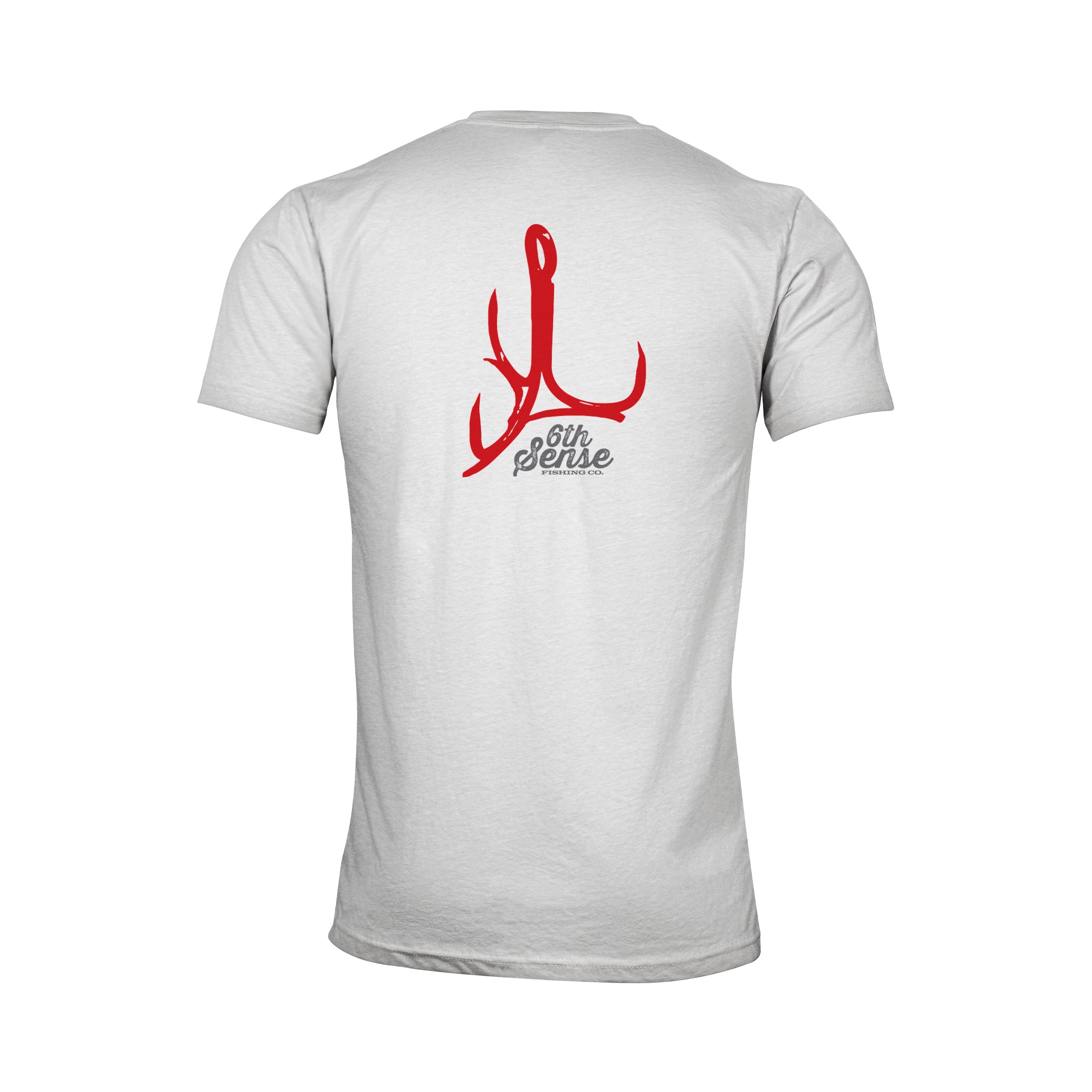 View of T-Shirts 6th Sense Snagged Tee - White available at EZOKO Fishing