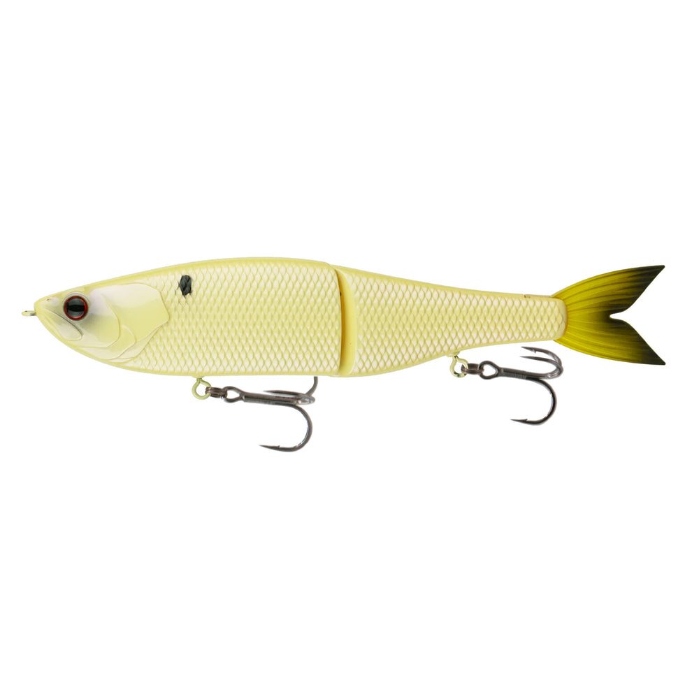 View of Jerkbait 6th Sense The Draw 9 Glide Bait Bone Pearl Fast Sink available at EZOKO Fishing