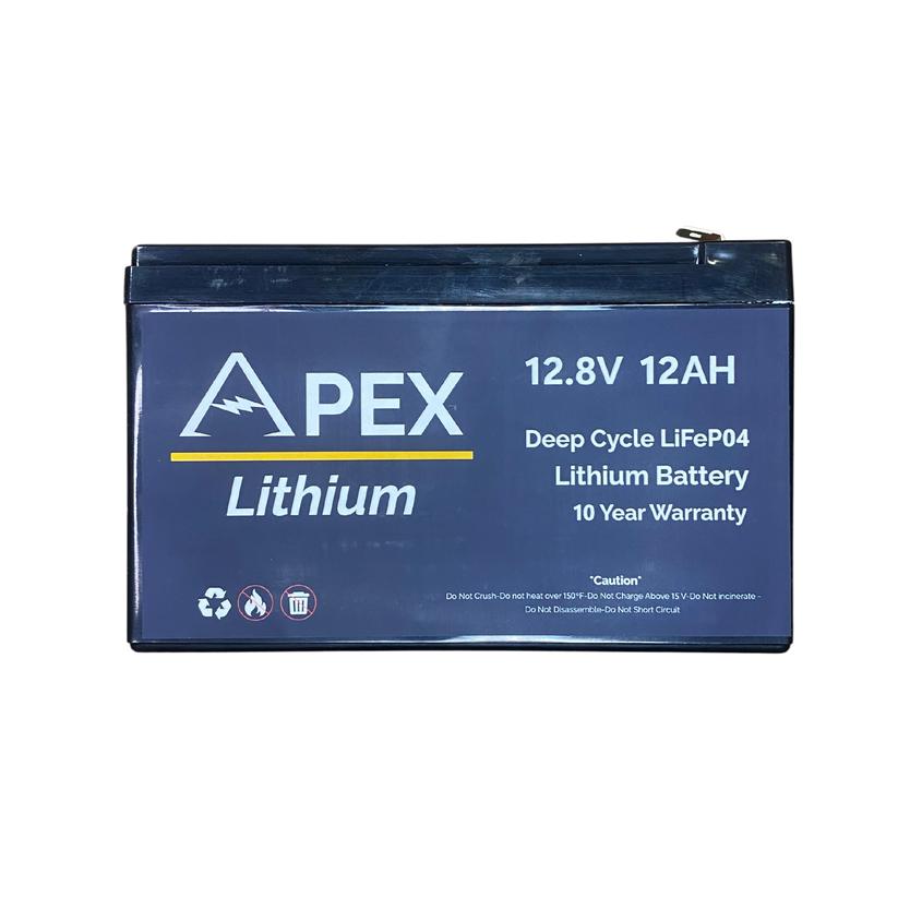 View of electronic_accessories Apex Lithium 12V 12AH Battery available at EZOKO Fishing