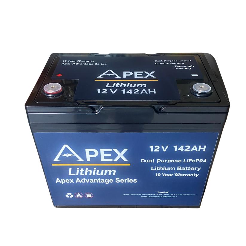 View of electronic_accessories Apex Lithium 12V 142Ah Dual Purpose - Advantage Series Battery available at EZOKO Fishing