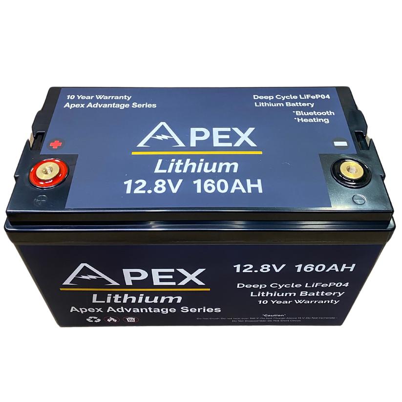 View of electronic_accessories Apex Lithium 12V 160Ah Bluetooth - Apex App Battery available at EZOKO Fishing