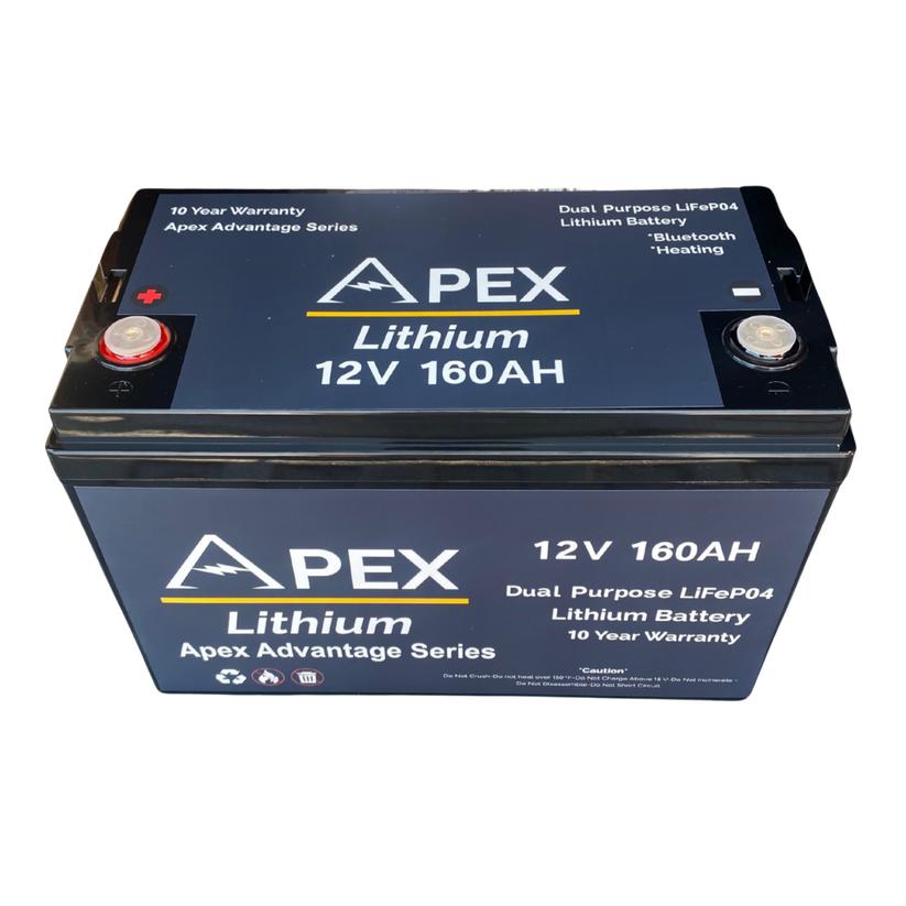 View of electronic_accessories Apex Lithium 12V 160Ah Dual Purpose - Advantage Series Battery available at EZOKO Fishing