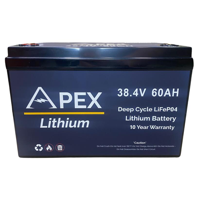View of electronic_accessories Apex Lithium 36V 60Ah Advantage Series Battery available at EZOKO Fishing