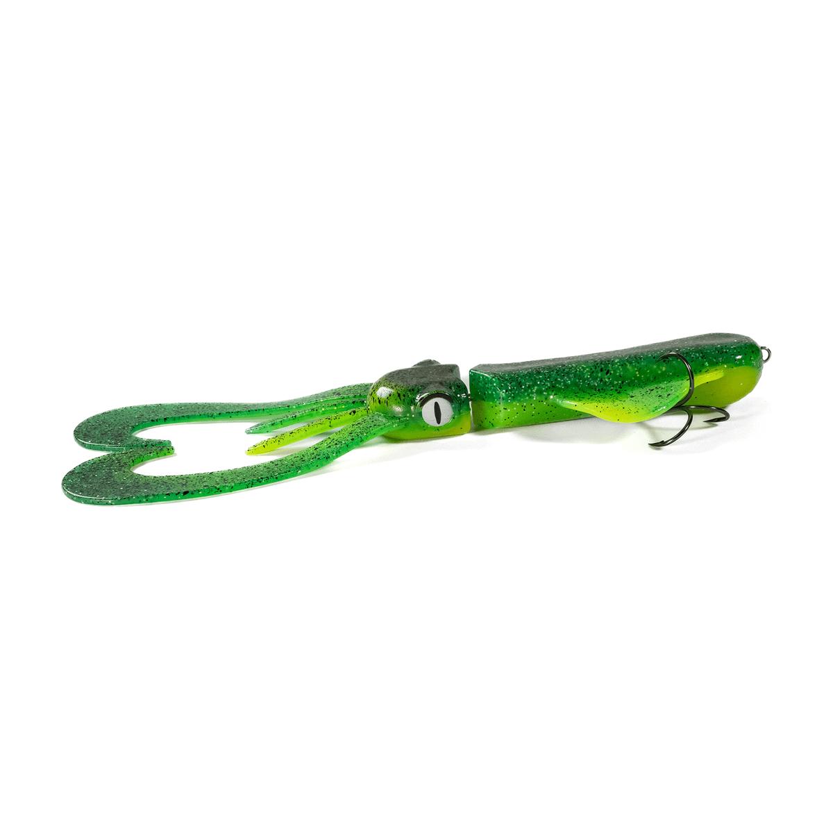 View of Swimbait Baik Baits K-Lamar Green available at EZOKO Pike and Musky Shop