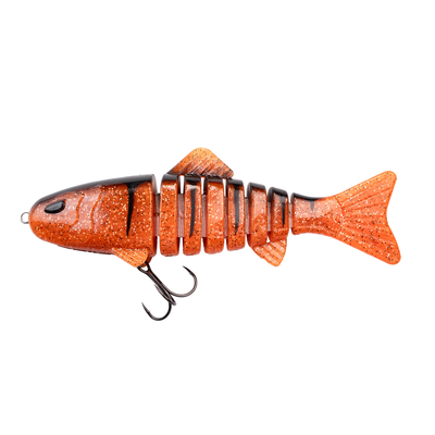 View of Swimbait Baik Baits K-Swim Orange available at EZOKO Pike and Musky Shop