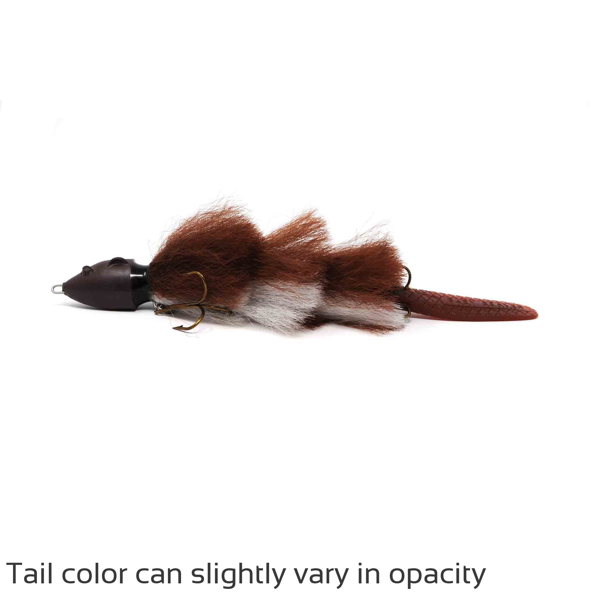 View of Jerk-Glide_Baits Beaver's Baits Baby Beaver Jerkbait Brown / White available at EZOKO Fishing