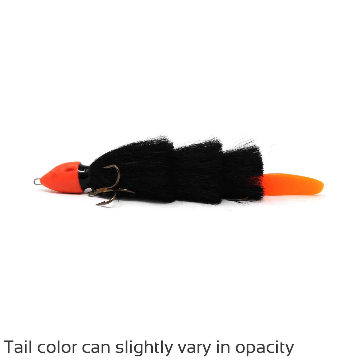 Beaver's Baits Mini Beaver Black / Orange Jerk-Glide Baits