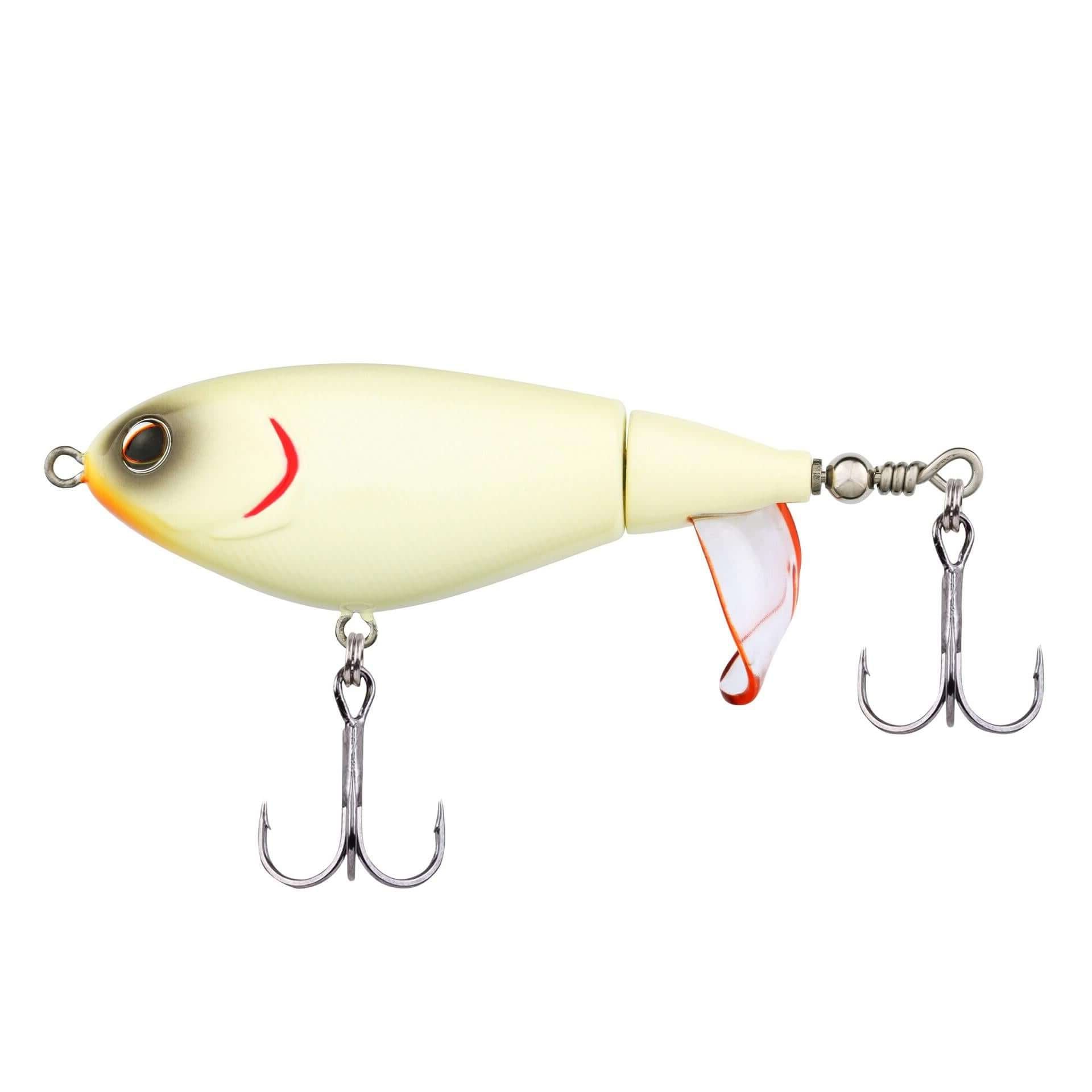 View of Prop Bait Berkley Choppo Prop Bait 75mm Bone available at EZOKO Pike and Musky Shop