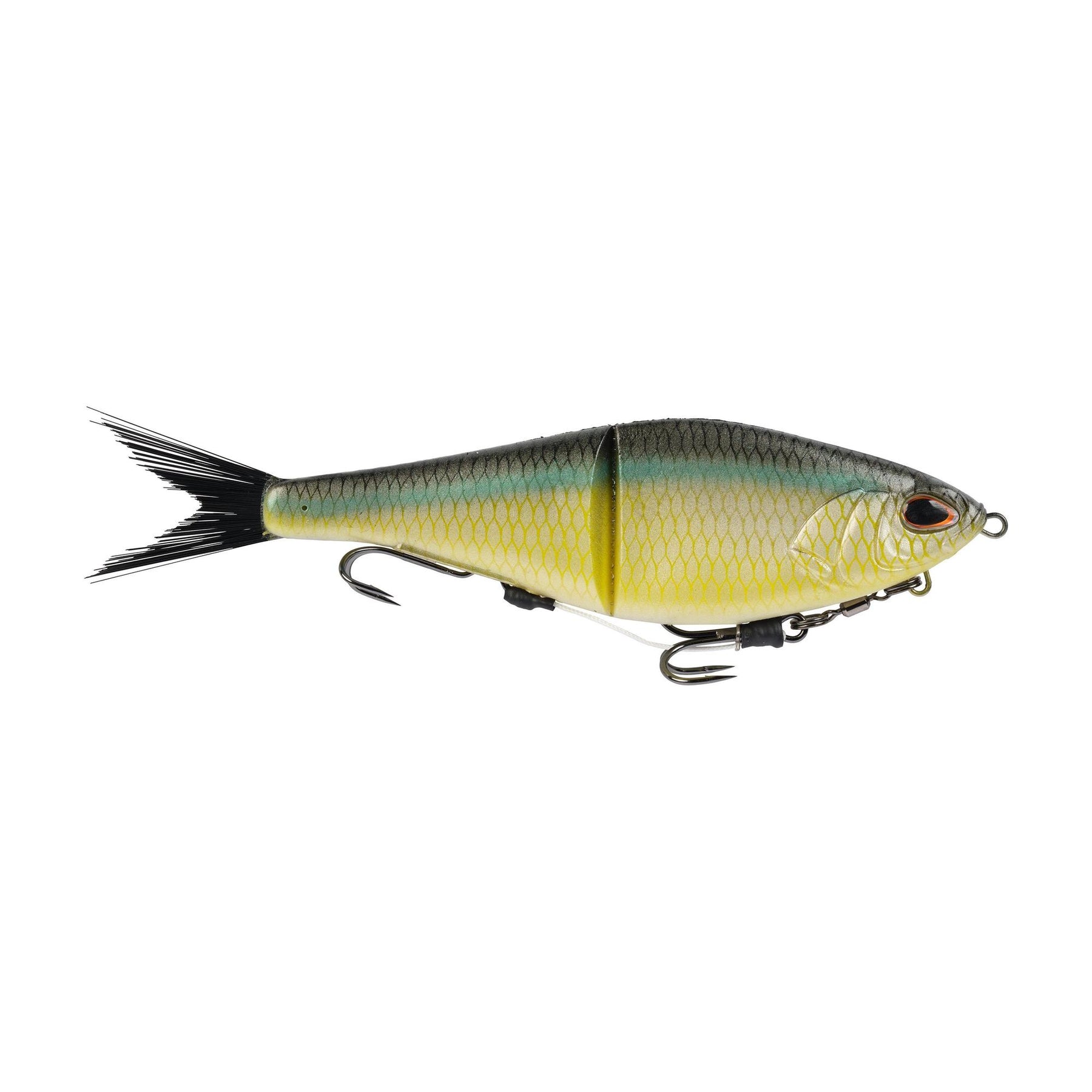 View of GlideBait Berkley PowerBait Chop Block Soft Glide Bait 6in Honeypot available at EZOKO Fishing