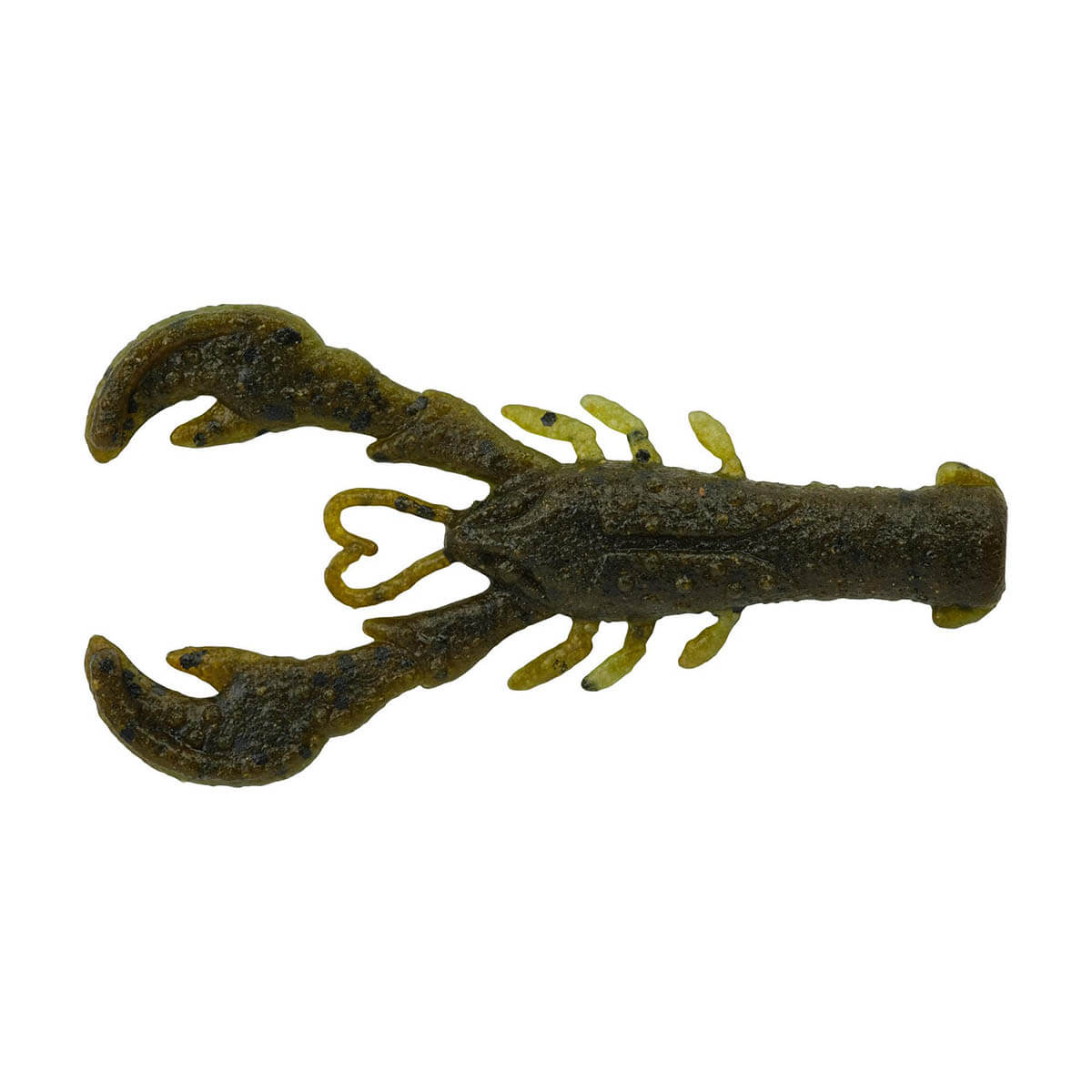 View of Craw Berkley PowerBait MaxScent Lil Super Trooper Craw Green Pumpkin/Watermelon available at EZOKO Pike and Musky Shop