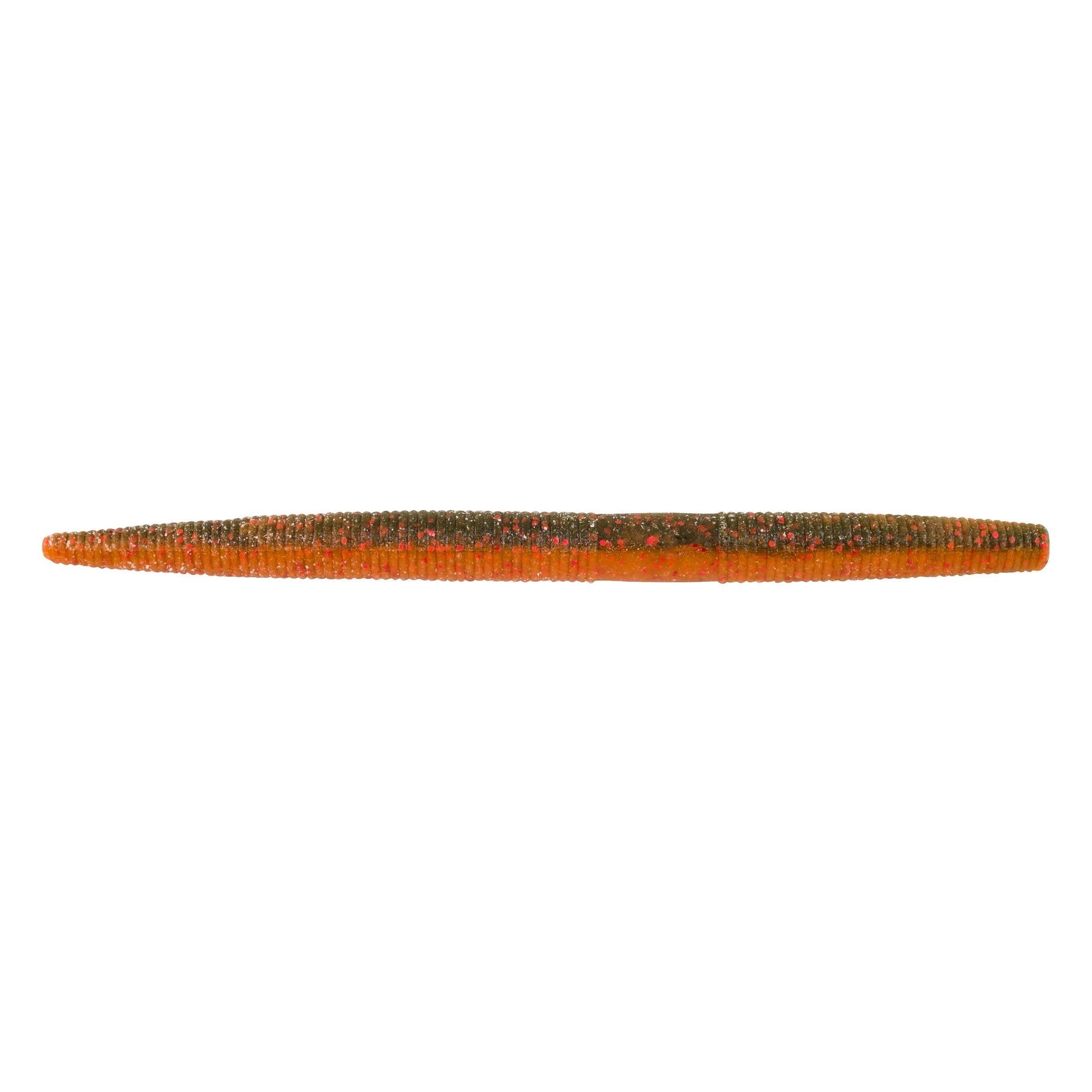 View of Worms Berkley PowerBait MaxScent The General Worm 5 in Watermelon Copper/Orange w/Red available at EZOKO Pike and Musky Shop