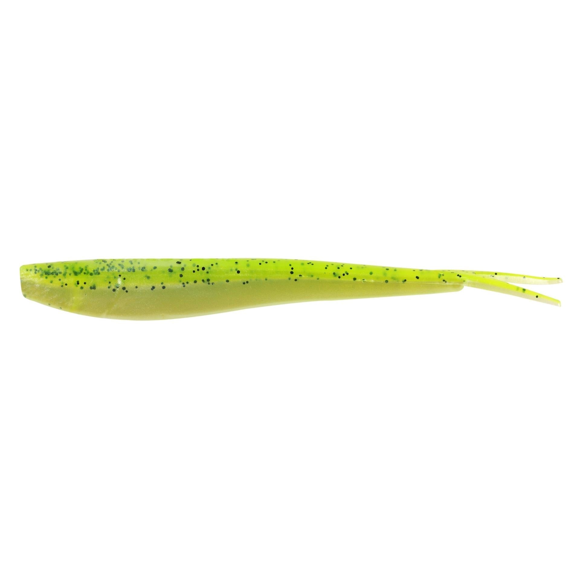 View of Baitfish & Minnows Berkley PowerBait Minnow 4 in Chartreuse Shad available at EZOKO Fishing