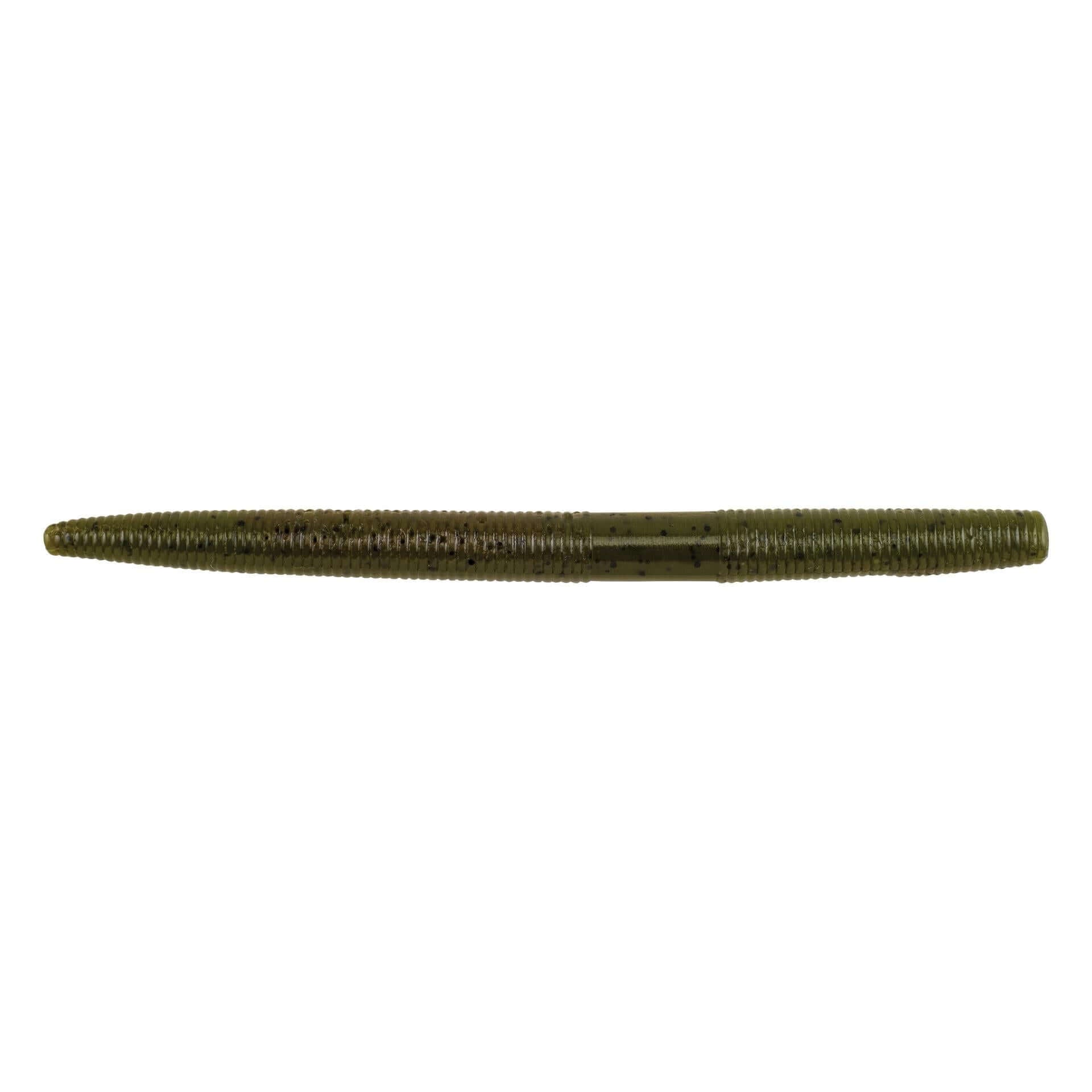 View of Worms Berkley PowerBait The General Worm 4.5 in Green Pumpkin/Watermelon available at EZOKO Fishing
