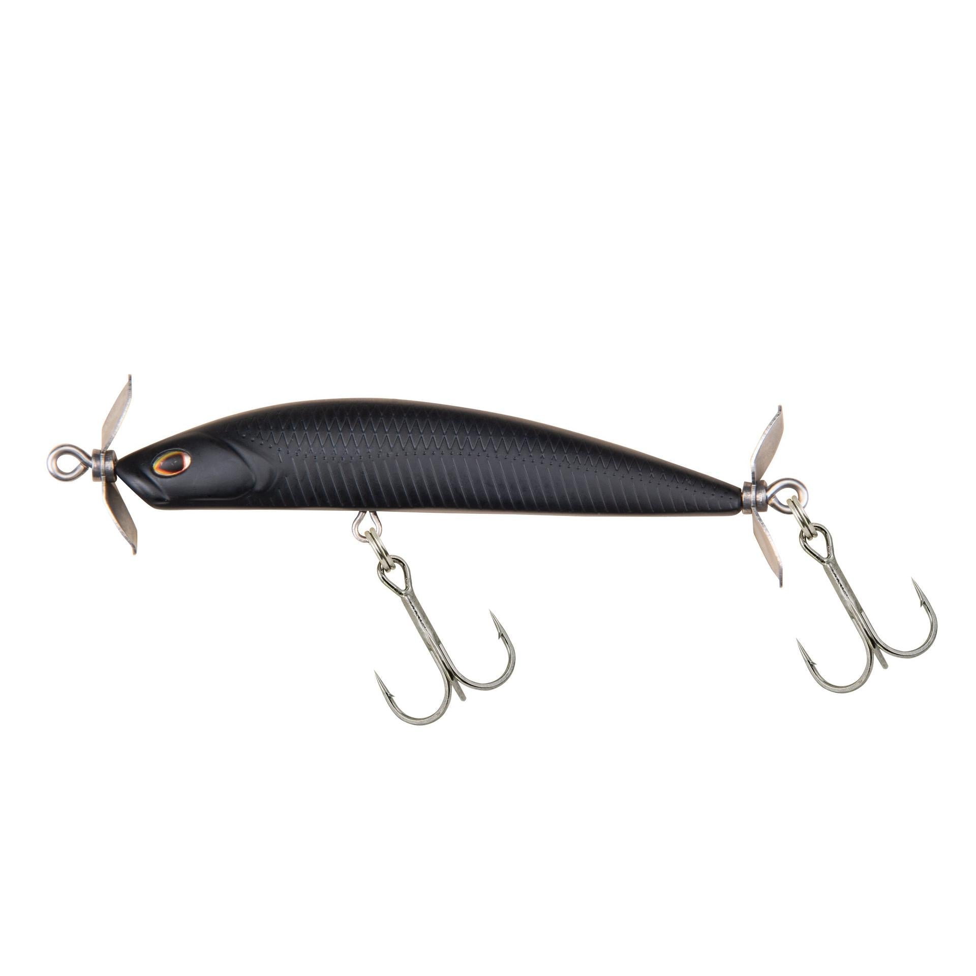 View of Spinbait Berkley SPY Spybait 1/4 oz Black available at EZOKO Fishing