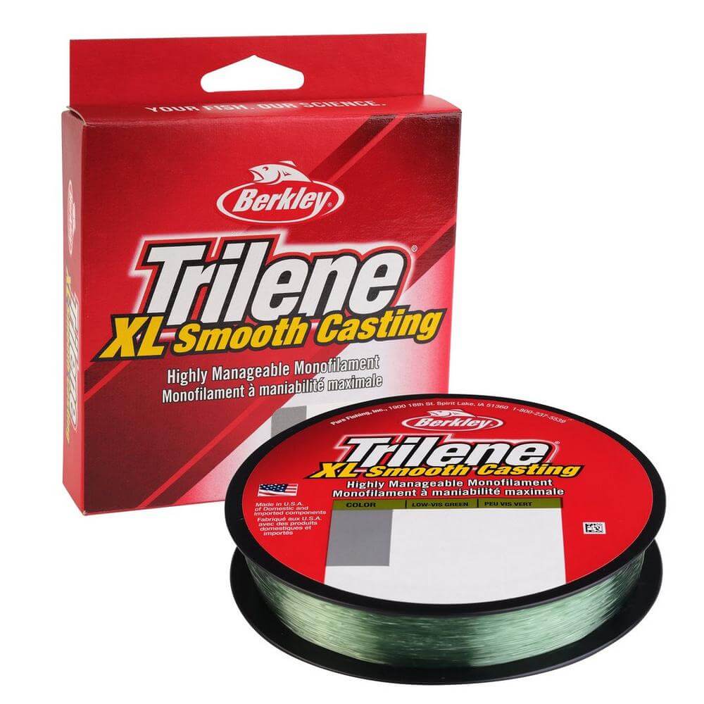 View of Monofilament Berkley Trilene XL Low-Vis Monofilament Green available at EZOKO Pike and Musky Shop