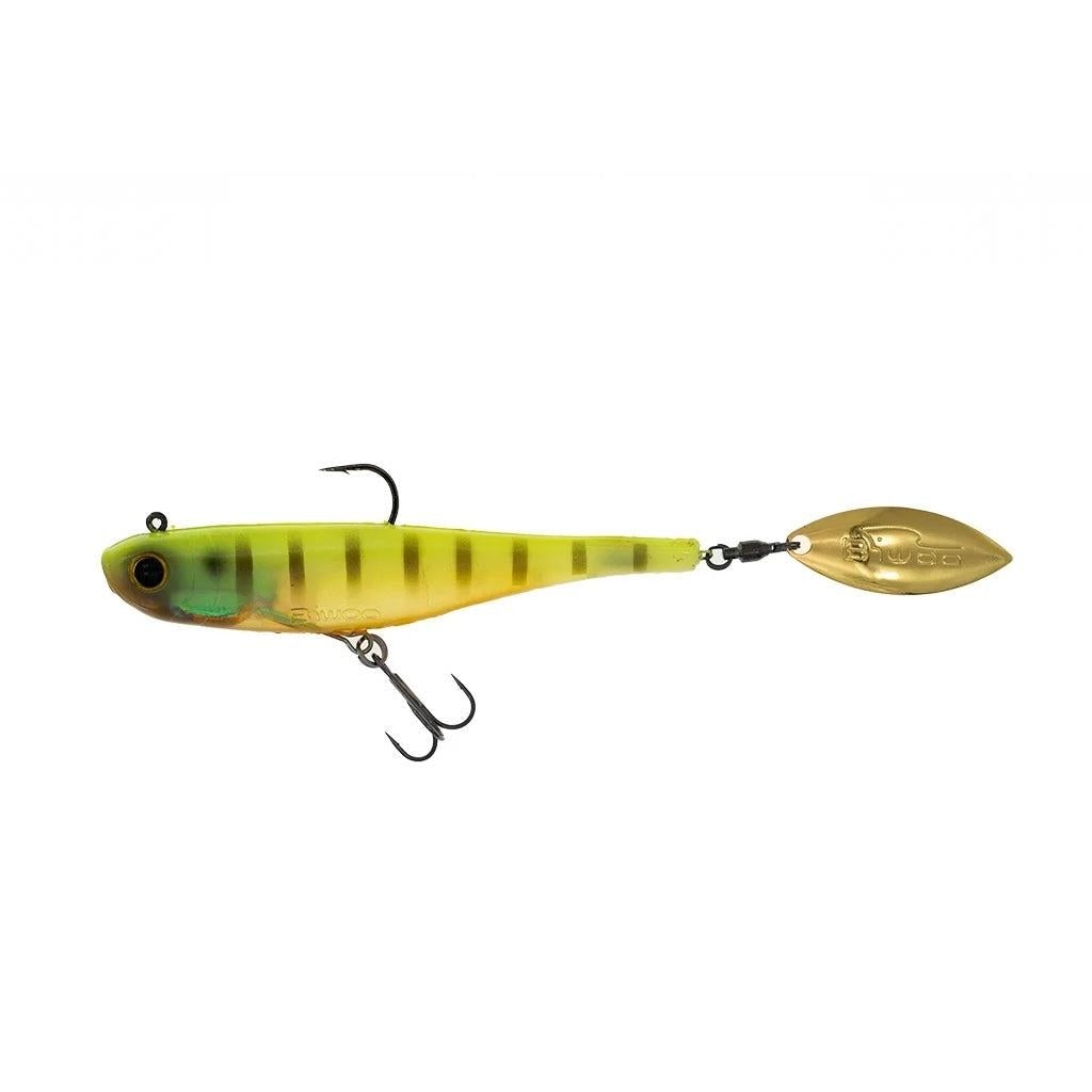 View of Swimbaits Biwaa Divinator 55g Tailspin Swimbait Ghost Chart Gill available at EZOKO Fishing