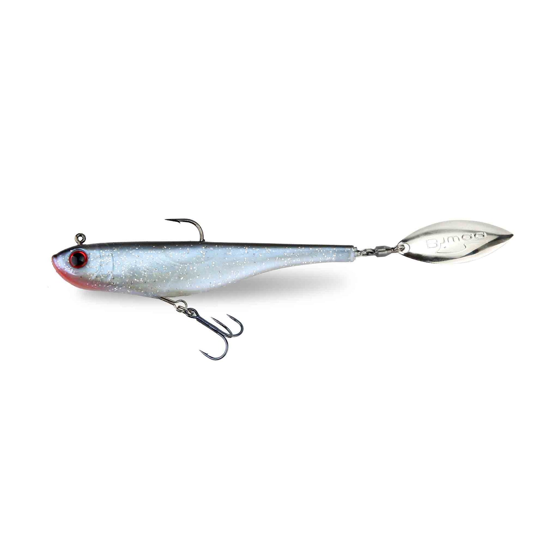 View of Swimbaits Biwaa Divinator Big 85g Tailspin Swimbait Roach available at EZOKO Pike and Musky Shop