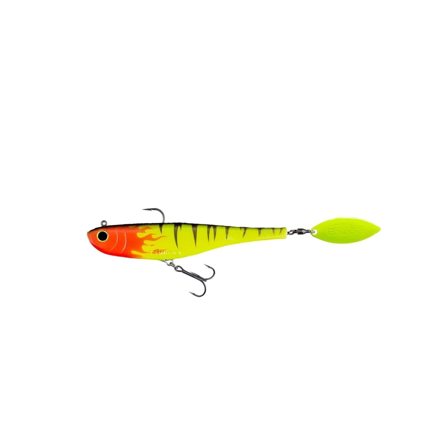 View of Swimbaits Biwaa Divinator Medium 35g Tailspin Swimbait Hellraiser available at EZOKO Fishing