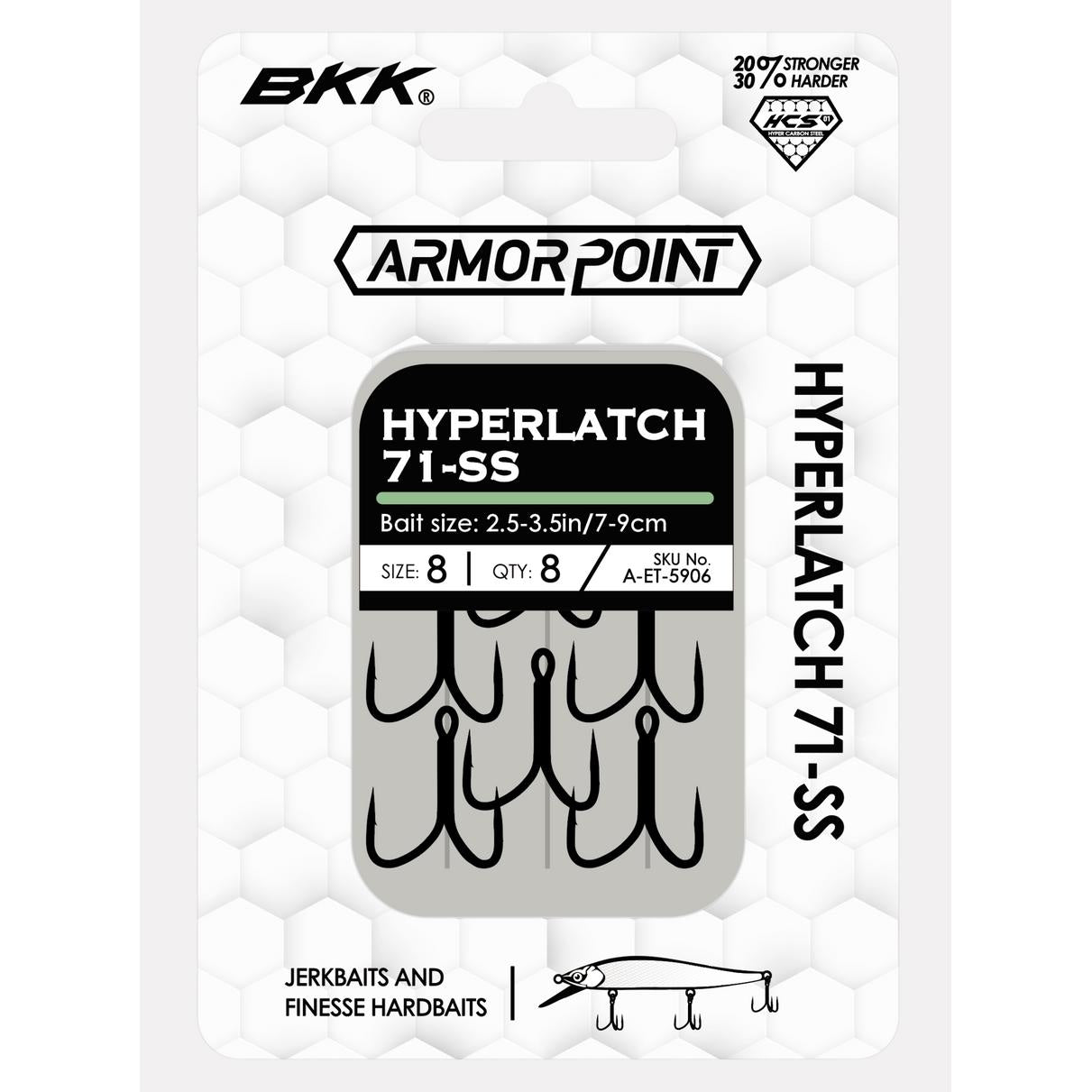 View of BKK Armorpoint-Hyperlatch 71-SS available at EZOKO Fishing