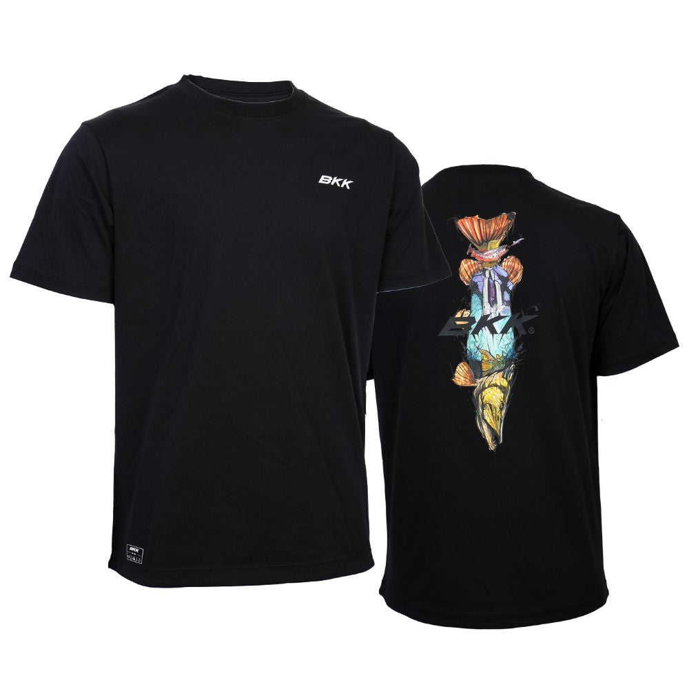 View of T-Shirts BKK Brand values Pike Short Sleeve Casual Shirt Black Small available at EZOKO Fishing