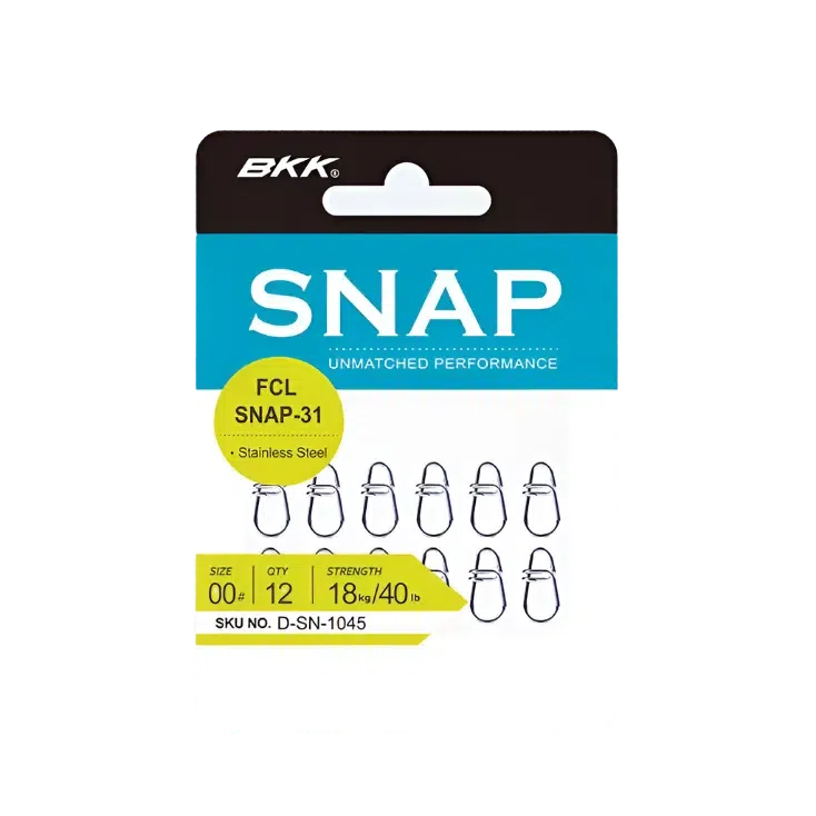 View of Snaps-Swivels-Split-Rings BKK FCL Snap-31 available at EZOKO Pike and Musky Shop
