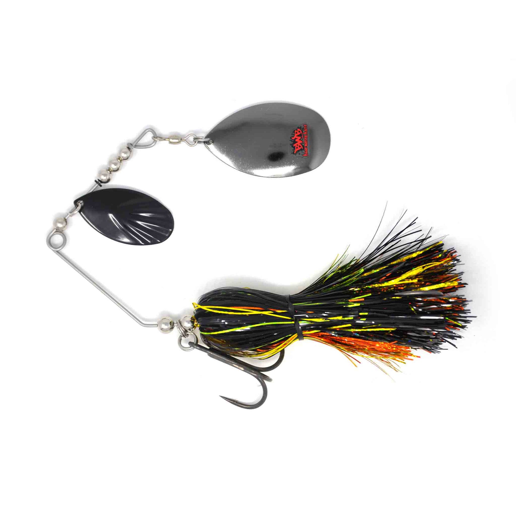 View of Spinnerbaits Blue Water Baits Gong Show 10 Spinnerbait Black Perch available at EZOKO Pike and Musky Shop