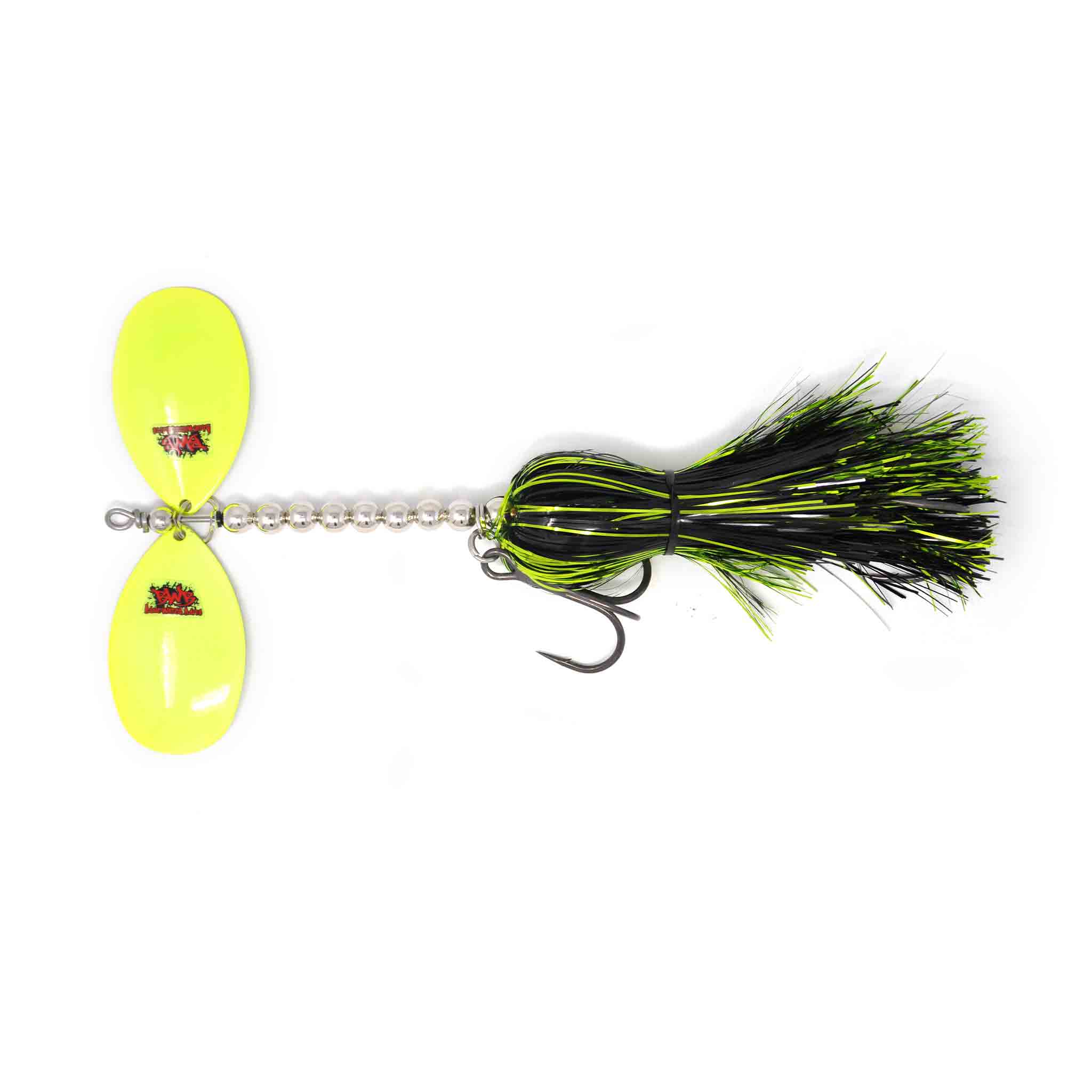 View of Bucktails Blue Water Baits Show Stopper 9 Bucktail Bay Perch available at EZOKO Fishing