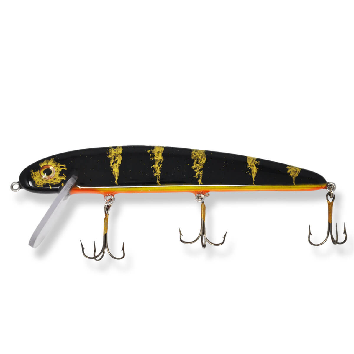 View of Crankbaits B&N Custom Magnum Claw 9.5'' Crankbait Black Perch available at EZOKO Fishing