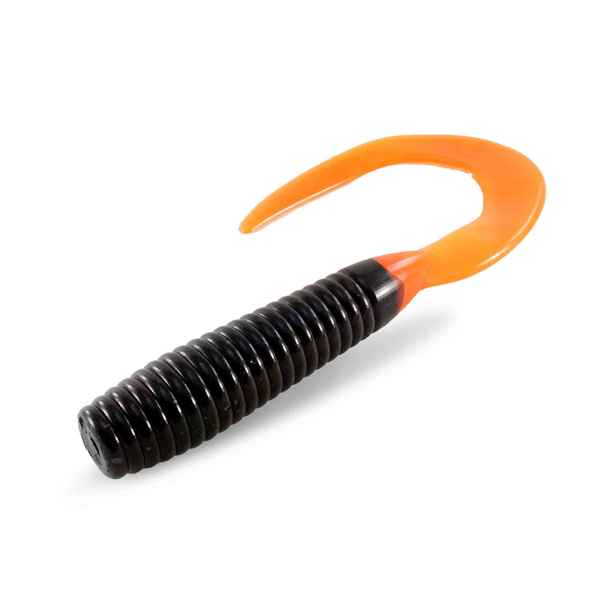 View of Jigs-Spoons Bondy Bait Co. Bondy St. Clair Grub Black/Orange available at EZOKO Pike and Musky Shop