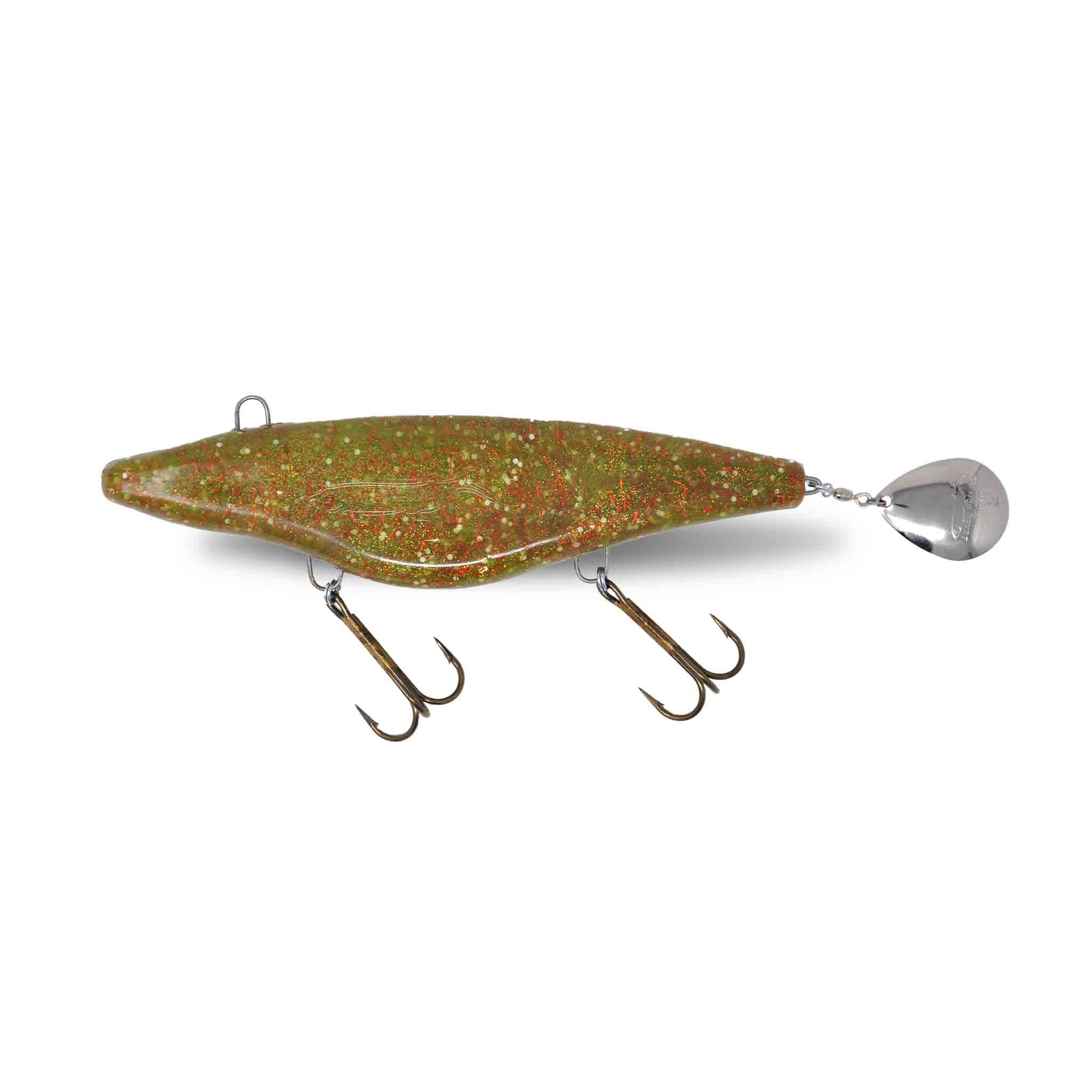 View of Bondy Bait Co. Bondy Wobbler Sand available at EZOKO Pike and Musky Shop