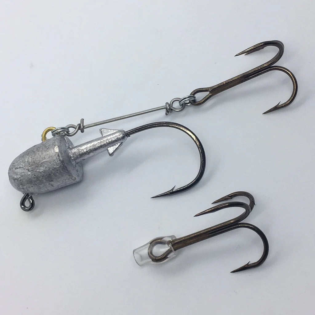 View of Rigs Bondy Bait Co. St. Clair jig with Stinger 1 oz available at EZOKO Fishing