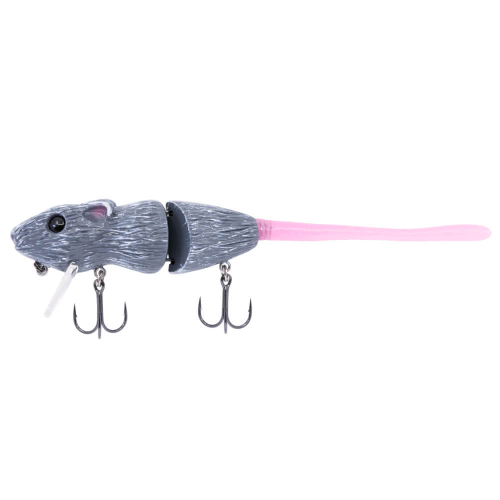 View of Swimbait Bucca Brand Baby Bull Rat 3.5" Sewer Rat available at EZOKO Fishing