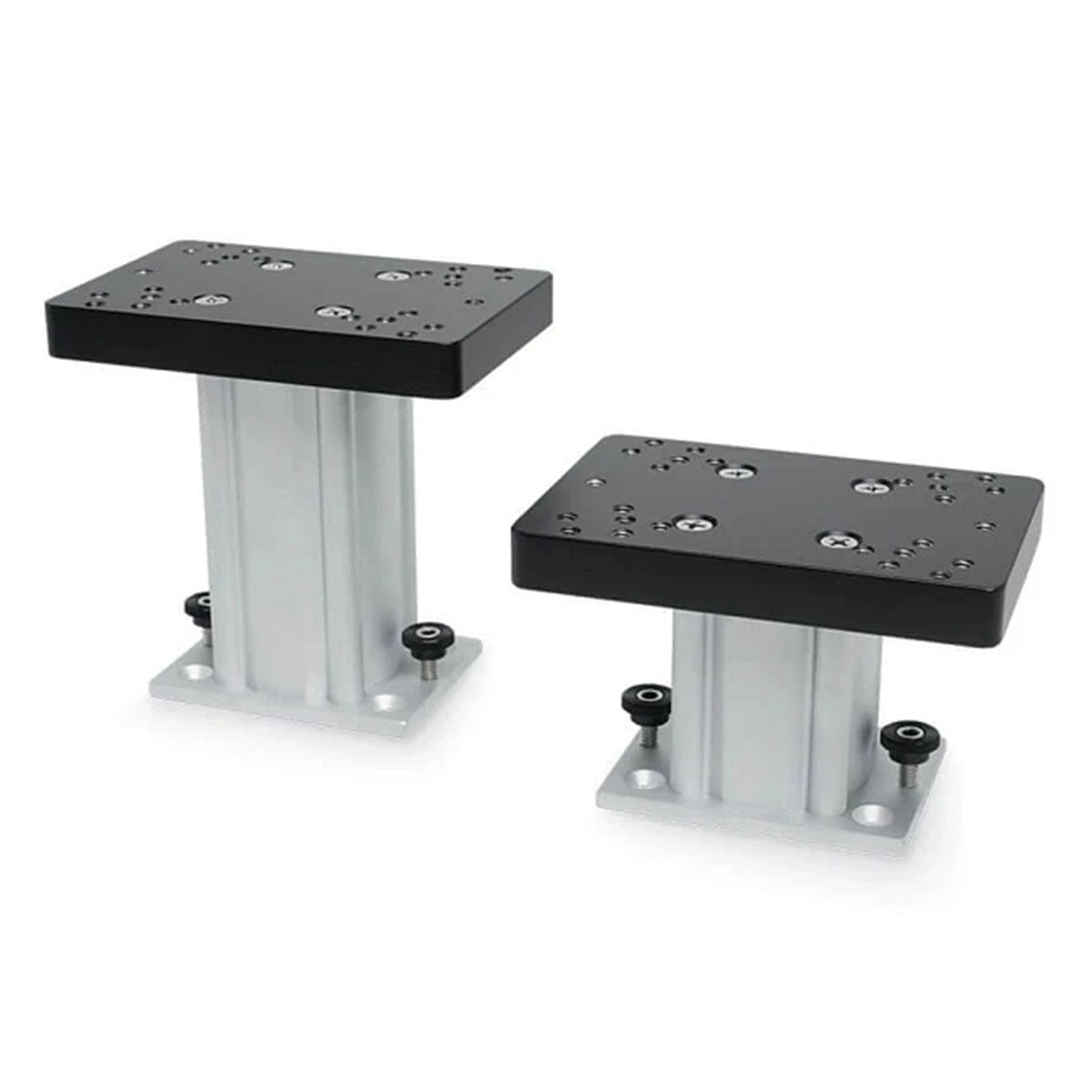 View of boating_accessories Cannon Aluminum Fixed Base Pedestal Mount available at EZOKO Pike and Musky Shop