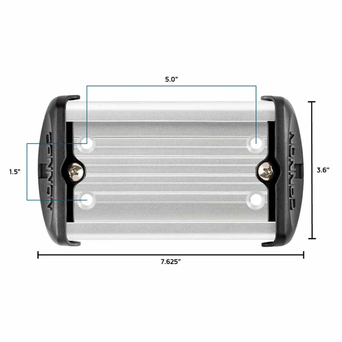 View of boating_accessories Cannon Aluminum Mounting Track 6" available at EZOKO Pike and Musky Shop