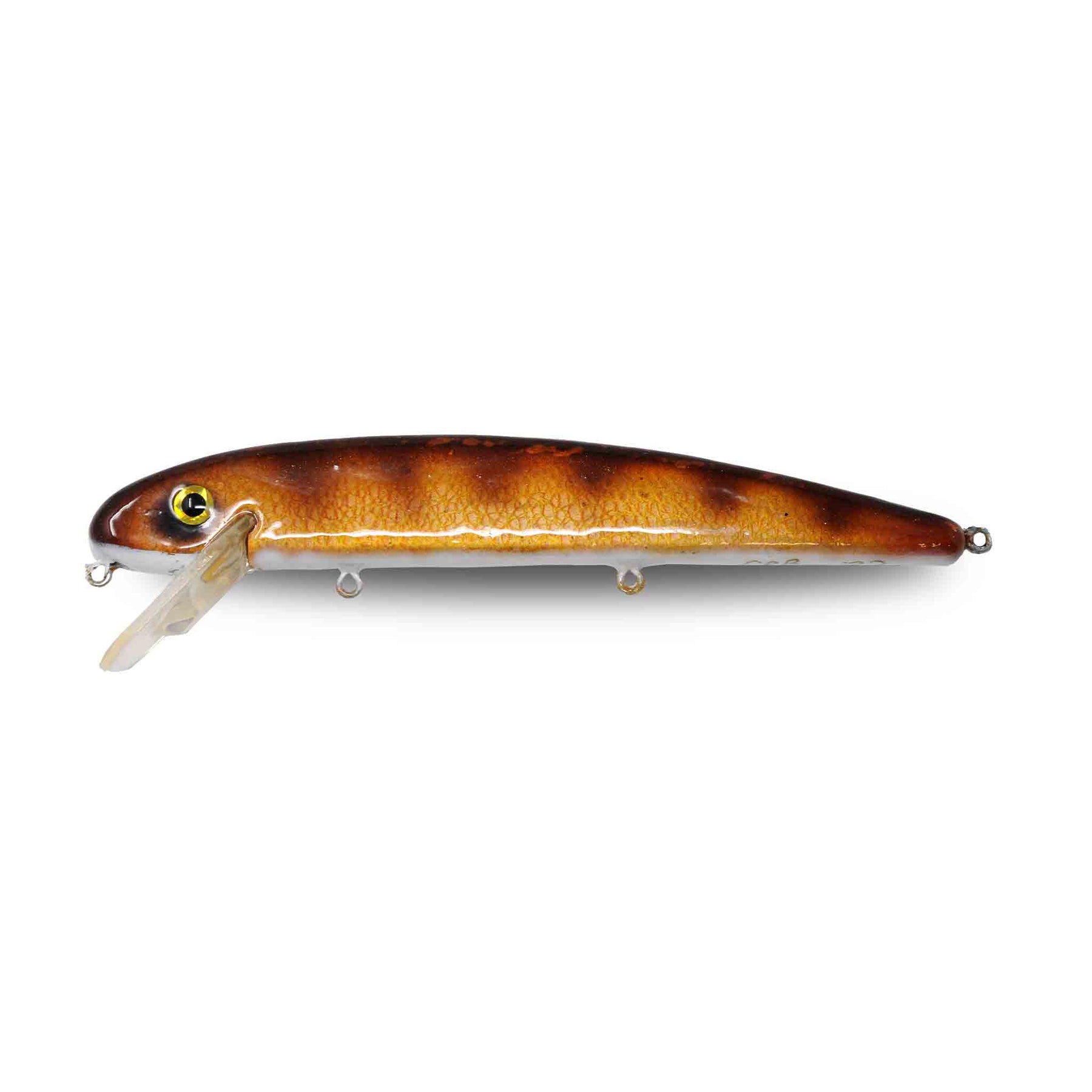 View of Crankbaits Capital Predator Bait Jake Custom Color Crankbait Golden Eye available at EZOKO Pike and Musky Shop