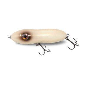 View of Topwater Chaos Tackle Bubba Topwater Bait Bone available at EZOKO Pike and Musky Shop