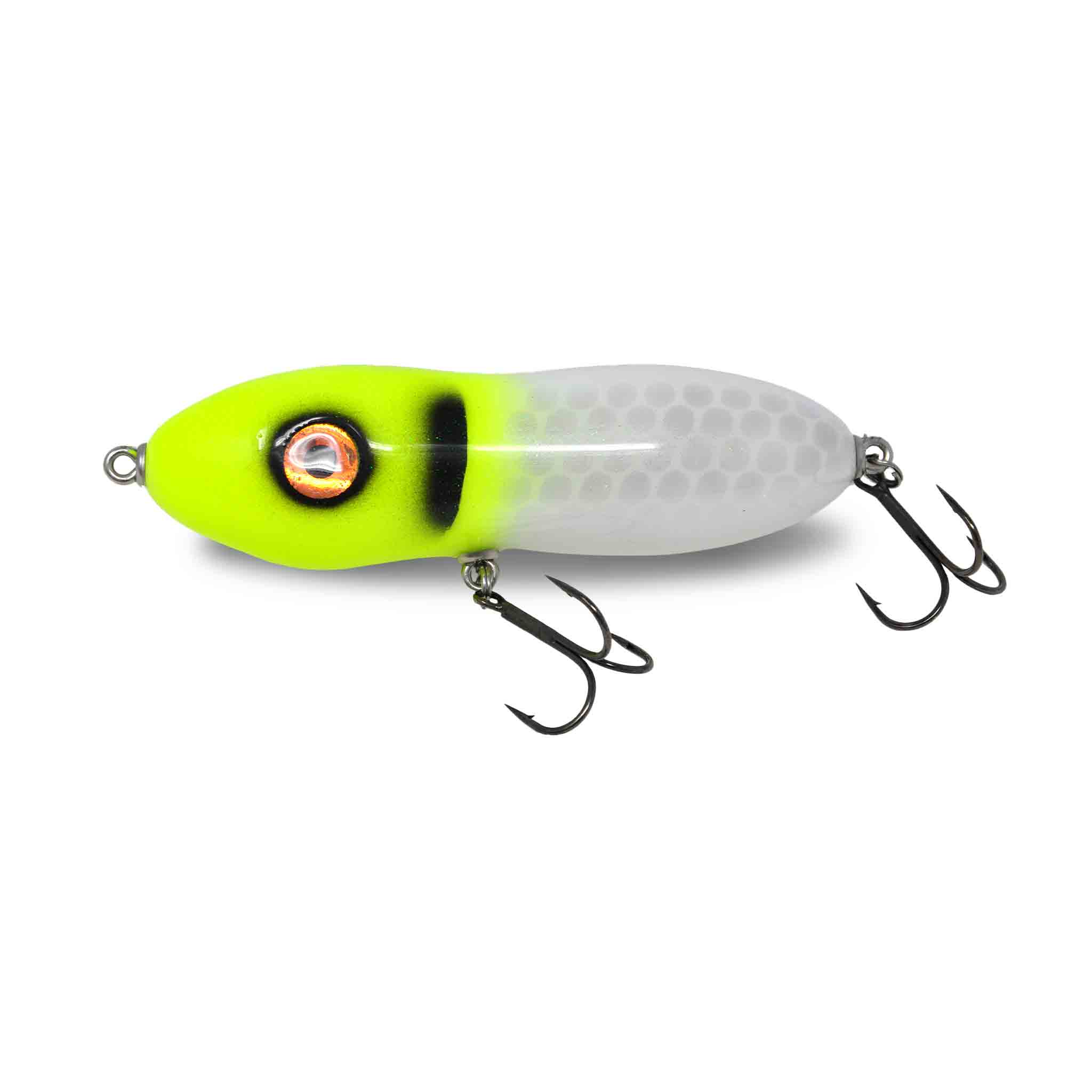 View of Topwater Chaos Tackle Bubba Topwater Bait Lemon Head available at EZOKO Fishing