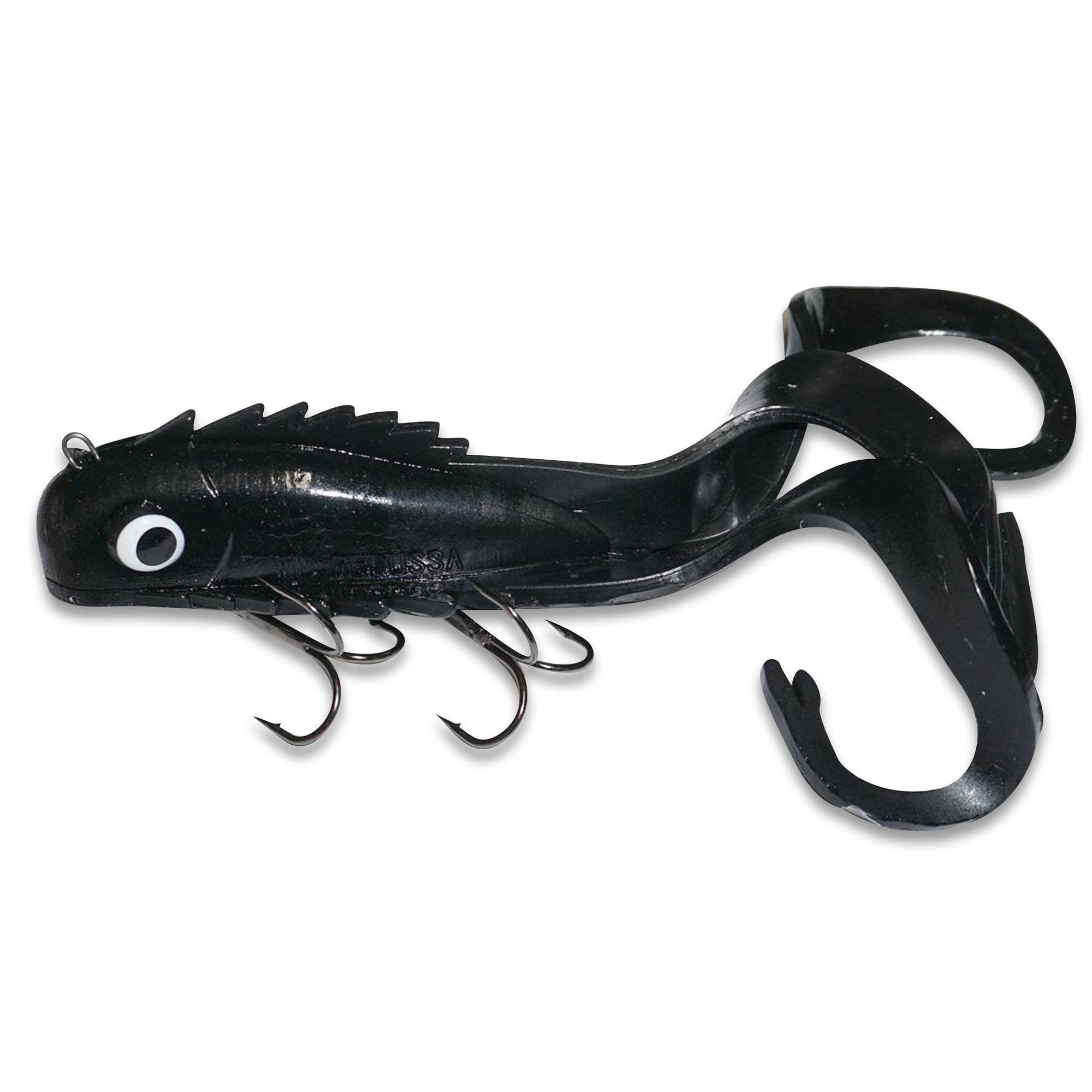 View of Rubber Chaos Tackle Medussa Husky Black available at EZOKO Fishing