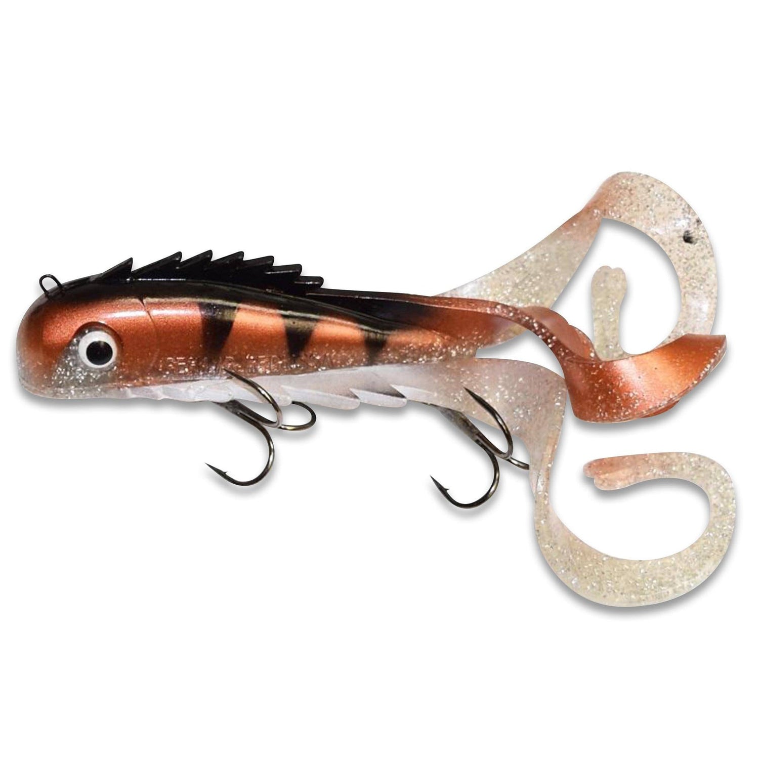 View of Rubber Chaos Tackle Medussa Monster Copperback available at EZOKO Fishing